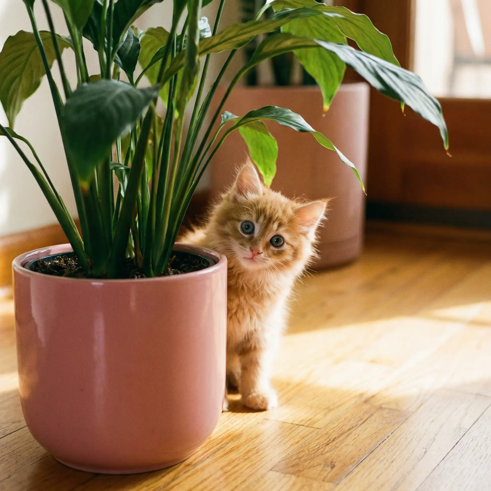 小猫从花盆后探头 - 磁力搜素